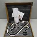 Kitchen Faucet with Pull Down Sprayer High Arc Single Handle Stainless Steel Suitable for 1 or 3 Hole Kitchen Sink Faucet with Long 20.5 inches Retractable Hose for Laundry Rv Bar Outdoor (Satin Nickel)