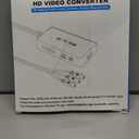 Tengchi RCA to HDMI Converter, Composite to HDMI Adapter Support 1080P PAL/NTSC Compatible with PS one, PS2, PS3, STB, Xbox, VHS, VCR, Blue-Ray DVD Players