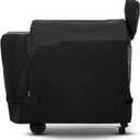 Unicook Grill Cover Compatible with Traeger Pro 34 Series, Texas Elite 34, Century 34, and Pro 780 Pellet Grills, Heavy Duty Waterproof Full-Length Outdoor BBQ Smoker Cover, All-Season Protection