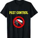 Pest Control Funny Halloween Costume Exterminator Tee TShirt, L