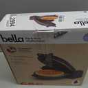 Bella Flip-n-Store Waffle Maker, EverGood Ceramic Nonstick Coating, Fits-anywhere Kitchenware, Power Indicator Light & Touch Handle, 7 Wide & 1" Deep Plates, 1000 Watt, Plum