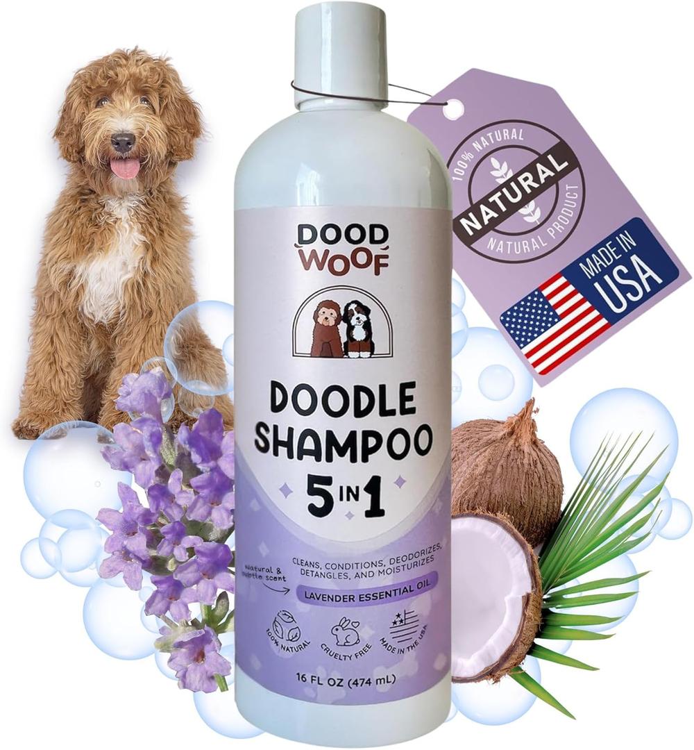 Dog Shampoo and Conditioner for Doodle - All Natural Dog Shampoo for Smelly Dogs, Sensitive Skin Pet Shampoo for Dogs, Goldendoodle, Doodles, Poodle, Puppy Shampoo and Conditioner - Dog Soap, Best By 06/2029  Dog Shampoo and Conditioner for Doodle - All Natural Dog Shampoo for Smelly Dogs, Sensitive Skin Pet Shampoo for Dogs, Goldendoodle, Doodles, Poodle, Puppy Shampoo and Conditioner - Dog Soap, Best By 06/2029