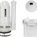 KERDE 3-Inch Water Tank Accessories Touchless Toilet Flush Kit, Automatic Toilet Flusher, Dual Flush Valve Replacement Kit, Battery Powered, One-Piece Toilet Repair,height6.7in-7.9in (3L-17CM)