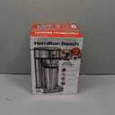 Hamilton Beach The Scoop Single Serve Coffee Maker & Fast Grounds Brewer, Brews in Minutes, 8-14oz. Cups, Stainless Steel