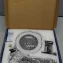 15X Desk Magnifying Glass with Light and Stand,Real Glass EyeCare LED Lighted Magnifier,5 Color Modes Stepless Dimmable,Hands Free 2-in-1 Desk Lamp for Craft Reading Painting Hobby Close Work, Black