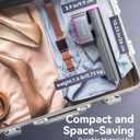 Jack  Rose Travel Steamer for Clothes,100-220V Portable Iron,15s Heat Up,Steamer  Iron 2 In 1, Travel Size,Large Ceramic Heat Panel,for Global and Europe (Purple)