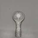 Mudder Rhinestone Handheld Fan Crystal Bling Mini Personal Fan Glitter Bedazzled Portable USB Rechargeable & Battery Operated for Girls Women Outdoor Travel Indoor Makeup Office(White, Not Foldable)