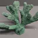Resin Coral Decor Beach Decorations for Home Coastal, Decorative Coral Sculpture Ocean Decor for Bedroom Shelf Tabletop Wedding Party Theme Statue (Mint Green)
