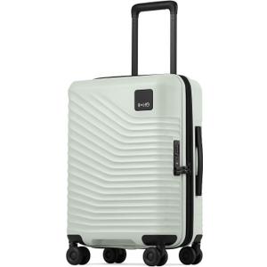 Coolife Luggage Carry-On, Lightweight PC Hardside Suitcase, 20-Inch, Black