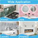 Art3d 12 x 12 Inch Heavy-Duty Peel and Stick Backsplash, Self-adhesive Wall Tiles for Kitchen Bathroom Decor, 10-Pack Gray Marble