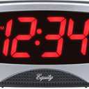 La Crosse Technology Equity 30029-USB 1.2-Inch Large LED 5V USB Alarm Clock