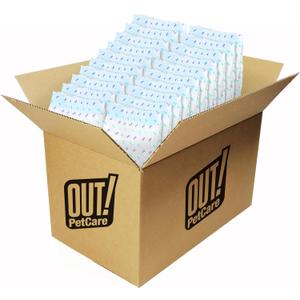 Out! PetCare Disposable Dog Diapers Female, Potty Training, Dog Diapers, Female Doggie in Heat, Puppy Training, Incontinence, Puppy Essentials, Adjustable Fasteners, 13-18 Waist (XS/S, 96ct)