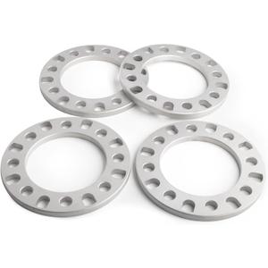 JiiinMiiin 1/2"(12mm) 8x165.1 8x170 8x180 8 Lug Wheel Spacers for F250 E350 Ram 2500 3500 Express 3500 K3500 Silverado Suburban 2500 Sierra 2500HD 3500HD, 4PCS