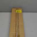 JC TOPA Linear Pendant Light Fixture Dimmable LED Linear Island Light with CCT Switch 3000K/4000K/6000K, Wood Chandelier for Dinning Room Bar Office, Walnut Grain Print