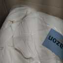 Bedsure Queen Comforter Set, Cream Soft Prewashed Bedding for All Seasons, 3 Pieces GentleSoft Bed Set, 1 Lightweight Comforter (90"x90") and 2 Pillowcases (20"x26")