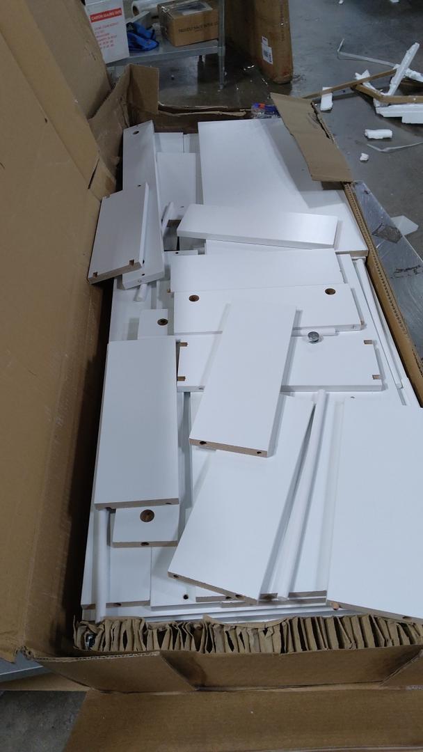 White Storage Cabinet , No Size