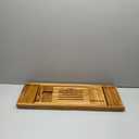 Teak Bathtub Tray, Bathtub Caddy, Expandable Bath Tub Tray Wood, Bath Table Tray&Bathtub Shelf, Luxury Bathtub & Bathroom Accessories and Organizer, House Warming&Wedding Gifts(Large)