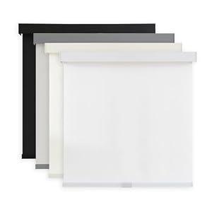 AOSKY Light Filtering Roller Shades for Windows, 29" W x 72" H, White
