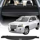 VEVOR Cargo Cover for GMC Terrain and Chevrolet Equinox 2018-2024 5-Seater Accessories, Carbon Fiber Texture Retractable Extended Version Trunk Cover Anti-Peeping Luggage Privacy Shield Fixation Shade
