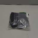 Pinup Fashion High Waisted Swim Skirt - Women Drawstring Ruched Bathing Suit Bottoms with Built-in Brief (Large, Black)