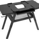 Adjustable Grill Stand for Ninja Outdoor Woodfire Series OG700 OG800 OG900 Series OO101 Woodfire Pizza Oven, Grill Cart for Ninja MO201 Artisan Pizza Oven, Replace for Ninja XSKUNSTAND Outdoor Stand