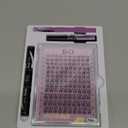 B&Q Flora Lash Clusters Kit Natural Lashes Clusters Invisible Band 144 pcs Manga Lashes Individual with Lash Bond and Seal Eyelash Extension Kit Easy Removal (Flora Kit-MIX8-18mm)