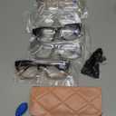 CCVOO 2.0 Oprah Style Reading Glasses for Women, Stylish Eyeglasses, Blue Light Readers for Women, Cheaters (A1 Mix), Magnification Strength: 2.0 x