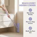 Snap Grip 2026 Upgraded Mini Mop, with 5 Non Scratch Wire Dishcloths (45.3in+10cloths)