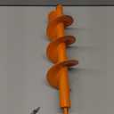 BeneLabel 3.5" x 16" Spiral Hole Drill Auger for Bulb Planting, Post Holes, Beach Umbrella - Fit 3/8" Hex Drills