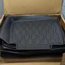Floor Mats & Cargo Liner Compatible with 2020-2024 2025 Mercedes Benz GLE (NOT for AMG) Cargo Mat, Full Set All Weather Protection 1st, 2nd Row Car Liners & Trunk Mat, Black
