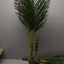 Nearly Natural 4 ft Artificial Golden Cane Palm Tree with Nursery Pot