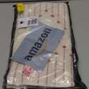 Christmas Table Runner 13 x 108 Inch Long Natural Cotton Woven Runner with Tassels for Home Dining Christmas Decorations, for Modern Farmhouse Holiday Boho Table Runner, Red and Beige