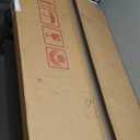 Bathroom Mirror for Wall with Wooden Frame, 36"x24" Solid Wood Vanity Mirror for Farmhouse, Bathroom, Bedroom Decor, Vertical or Horizontal Hanging (Brown)