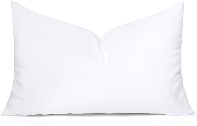 Throw Pillow Insert Premium Pillow Stuffer Sham Rectangle for Decorative Cushion Bed Couch Sofa 13x21 Inch