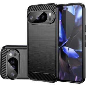Case for Pixel 10 Case/Pixel 10Pro, Slim Thin Phone Cover TPU Soft Back Cases Anti-Scratch Shockproof Protective Cover for Google Pixel 10 Pro Black