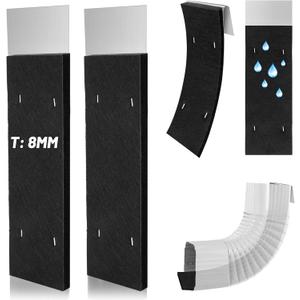 2 Pack Gutter Noise Dampener, 2.7 X 11.8 inch Rain Noise Downspout Silencer, Insert Adjustable Downspout Drip Silencer for Outdoor Sound Reducer (2.7 X 11.8)