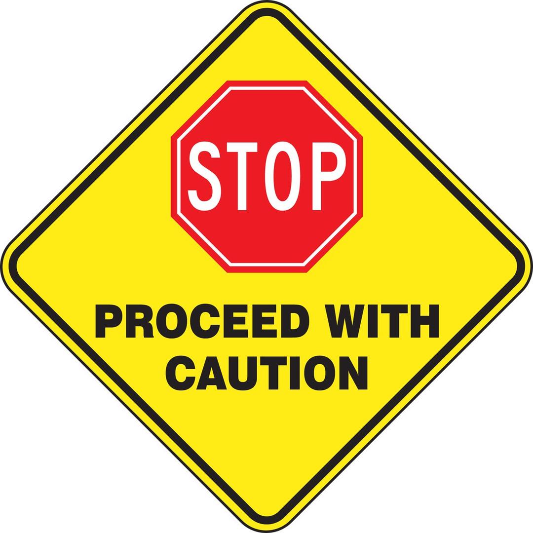 AccuformNMC PSR430 Slip-Gard Adhesive Vinyl Diamond Shape Floor Sign, 17 inches