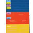 School Smart Adjustable Pocket Chart, 60 x 34 Inches