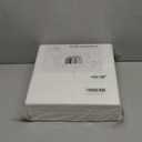 Bumusty Large Felt Bulletin Board, 48" x 36" Cork Board Alternative, 12-Pack Wall Tiles with 4-Compartment Design, 30 Push Pins, 70 Adhesive Tabs, Ideal for Office & Home Decor, Milky White