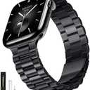 SUNFWR Compatible with Apple Watch Band 44mm 45mm 42mm 46mm 49mm for Men Women, Stainless Steel Metal iWatch Band for Apple Watch Series 11/10/9/8/7/6/5/4/3/2/1/SE/SE2/SE3 Ultra3/2/1 (No case)