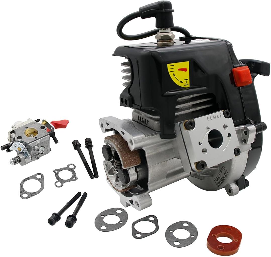 FLMLF Rc Car 2-Stroke 4 Bolt 32CC 11HP Competition Reed Case Engine for 1/5 HPI ROFUN ROVAN KM Baja LT FG QL FID MCD DBXL GoPed RedCat Parts