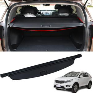Marretoo for Kia Sportage Cargo Cover 2011 2012 2013 2014 2015 2016 for Kia Sportage Accessories Black Retractable Trunk Cover Security Shield Shade
