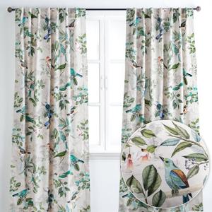 Maison d' Hermine Curtains for Living Room 100% Cotton 108 inch Length Two Panels Light Filtering Curtains for Bedroom Windows with Rod and Loop Pockets Drapes (Solstice Beige, 50" W x 108" L)