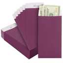 Mr. Pen- 100 Purple Cash Envelopes, 6.5" x 3.5", Money Saving Challenge