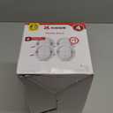 Kidde Hardwired Smoke Detector, AA Battery Backup, Interconnectable, LED Warning Light Indicators, 4 Pack