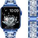 YGTIECS Compatible with Apple Watch Bands for Women 38mm 40mm 41mm 42mm 44mm 45mm 46mm 49mm, Dressy Apple Watch Bands Bling Bracelet for iWatch Series 11 10 9 8 7 SE 6 5 4 3 2 1, Ultra 3/Ultra 2/Ultra