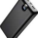 Portable Charger Power Bank 50000mAh 22.5W Fast Charging USB C Battery Bank External Battery Pack Digital Display Phone Charger with 3 Output & 2 Input for iPhone 17/16/15/14/13/12, Samsung etc Black