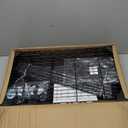 SINGAYE 5 Shelves Storage Shelf Wire Closet Bathroom Organizers Metal Pantry Kitchen Garage Shelving Unit Laundry Room Organization Home Rack Net Basket Black with Wheels