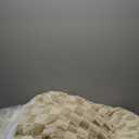 Dog Calming Beds for Small Medium Large Dogs - Round Donut Washable Puppy Dog Bed, Anti-Slip Faux Fur Fluffy Donut Cuddle Anxiety Cat Pet Bed (36" Grid)