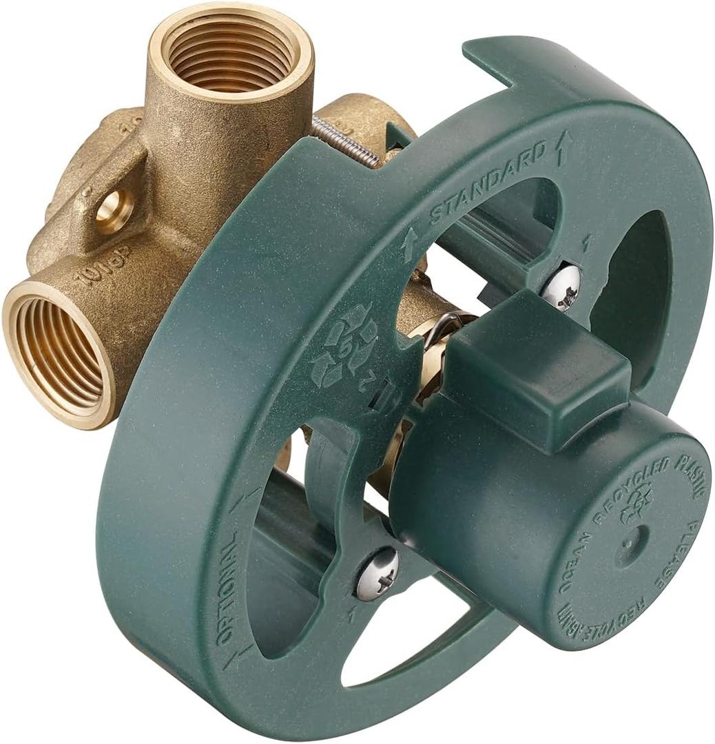 2510 Pressure Balancing Shower& Tub Valve, Compatible with Moen Fits Posi-Temp Trim Kit, Four Port Cycle Valve with Standard 1/2-Inch IPS Connections